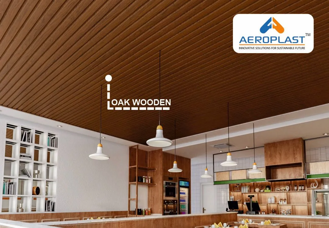 Aeroplast Oak Wooden Soffit Panel